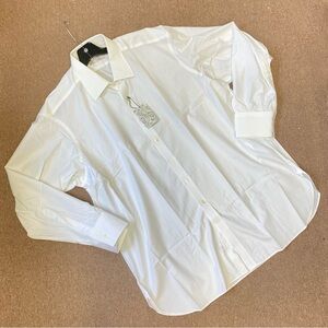 Classic White Men's Shirt